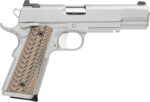Dan Wesson 01802 Specialist 45 ACP 8+1 5" Stainless Steel Barrel, Bead Blasted Serrated Stainless Steel Slide, Frame w/Beavertail & Picatinny Rail, Black/Brown G10 Grip, Ambidextrous 2 119297