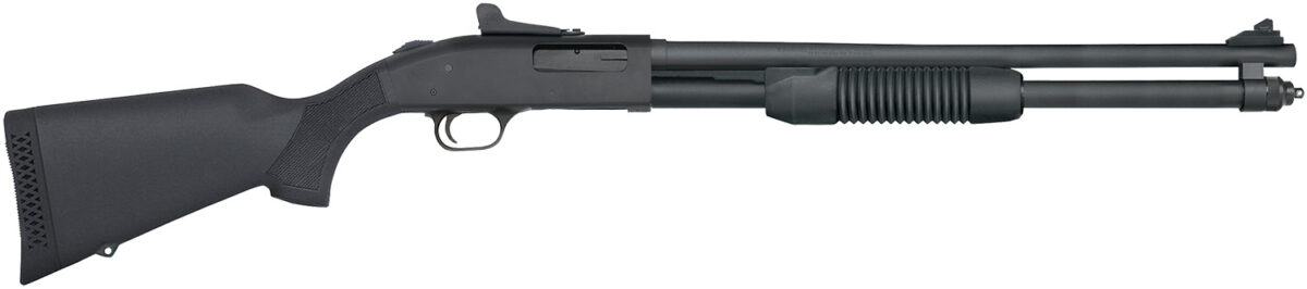 Mossberg 50699 590 Persuader 20 Gauge 8+1 3" 20" Cylinder Bore Barrel, Matte Blued Metal Finish, Drilled & Tapped Receiver, Ghost Ring Sight, Synthetic Stock 1 120427