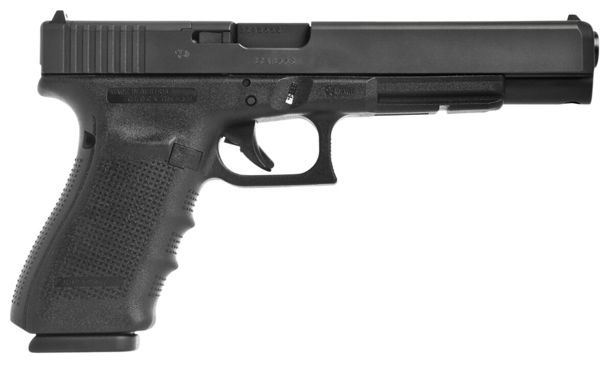 Glock UG4030103MOS G40 Gen4 Competition MOS 10mm Auto 15+1 6.02" Steel Barrel, Matte Black MOS Cut/Serrated Steel Slide, Black Polymer Frame w/Picatinny Rail, Black Interchangeable Backstrap Grip 1 148370