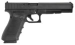Glock UG4030103MOS G40 Gen4 Competition MOS 10mm Auto 15+1 6.02" Steel Barrel, Matte Black MOS Cut/Serrated Steel Slide, Black Polymer Frame w/Picatinny Rail, Black Interchangeable Backstrap Grip 2 148370