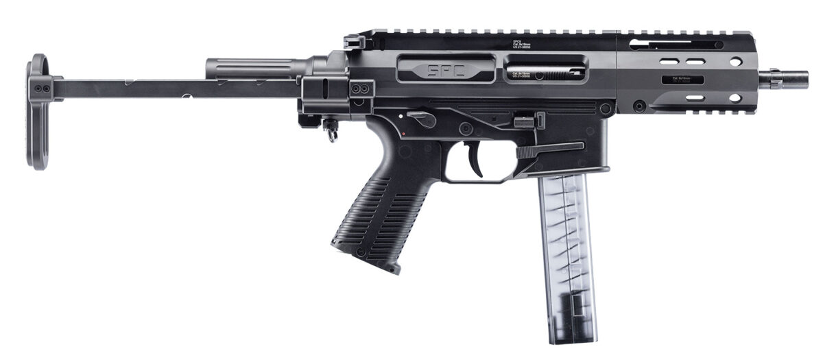 B&T Firearms 500003PDWTB SPC9 9mm Luger 30+1 4.50", Black, PDW Stock/Brace, Polymer Grip (OEM Mag) 1 148950