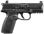 FN 66101013 502 MRD Full Size 22 LR 10+1 4" Black Target Crown Steel Barrel/Black PVD Optic Ready/Serrated Slide/Black Polymer Frame w/Accessory Rail/Black Textured Polymer Grips Ambidextrous 2 158110