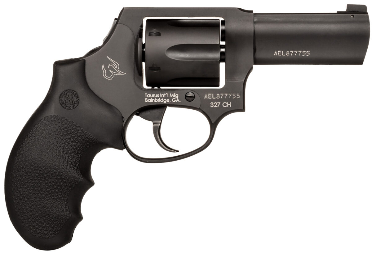 Taurus 2-327P31CHNS 327 Defender T.O.R.O Small Frame 327 Federal Mag 6rd 3" Matte Black Steel Barrel, Cylinder & Optic Ready Frame, Black Rubber Grip 1 162666