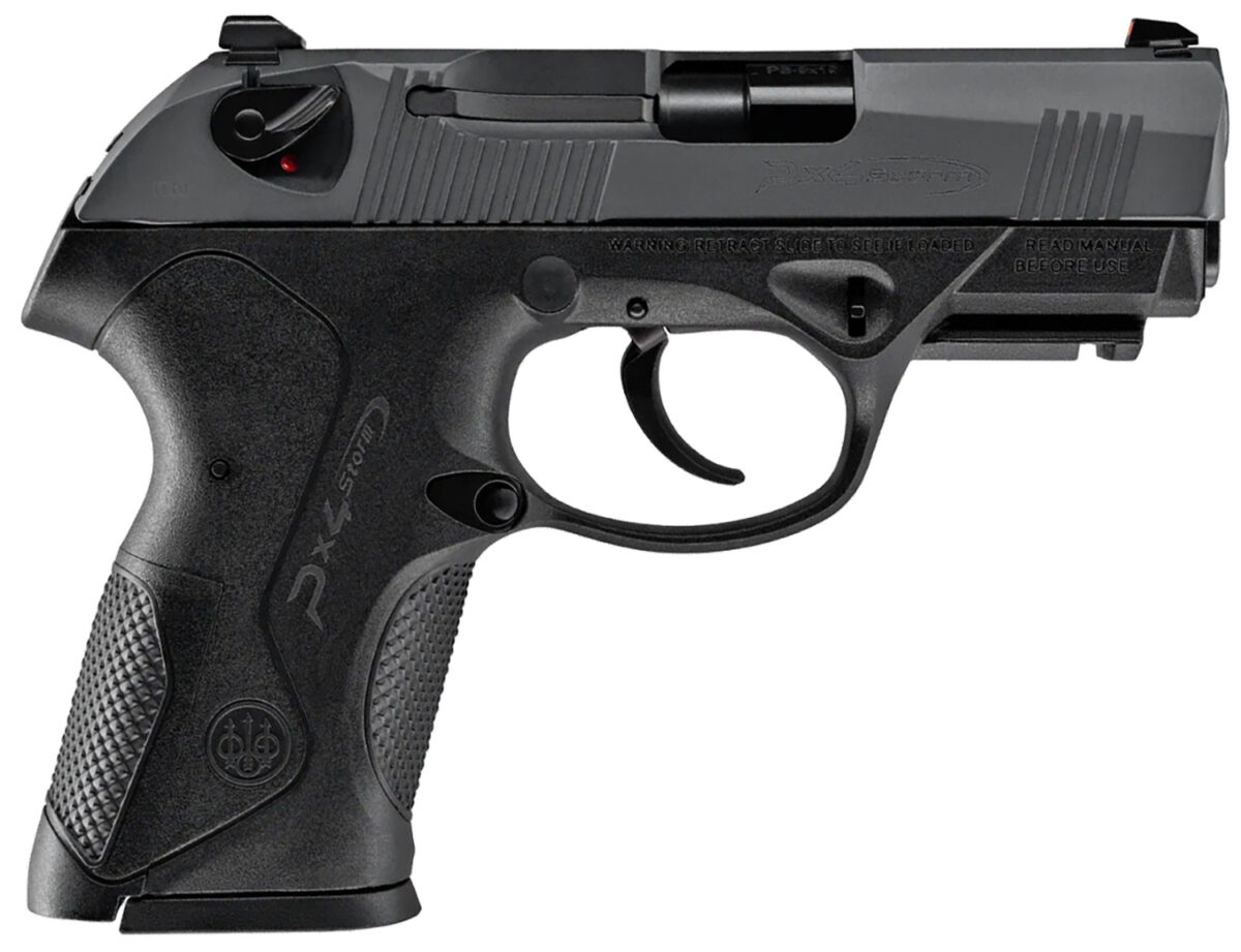 Beretta USA JXC9G15CC2 PX4 G Compact Carry9mm Luger 15+1 3.20" Black Inox Heavy Contour Rotating Barrel, Black Bruniton Serrated Steel Slide, Black Polymer Frame w/Picatinny Rail 1 162818