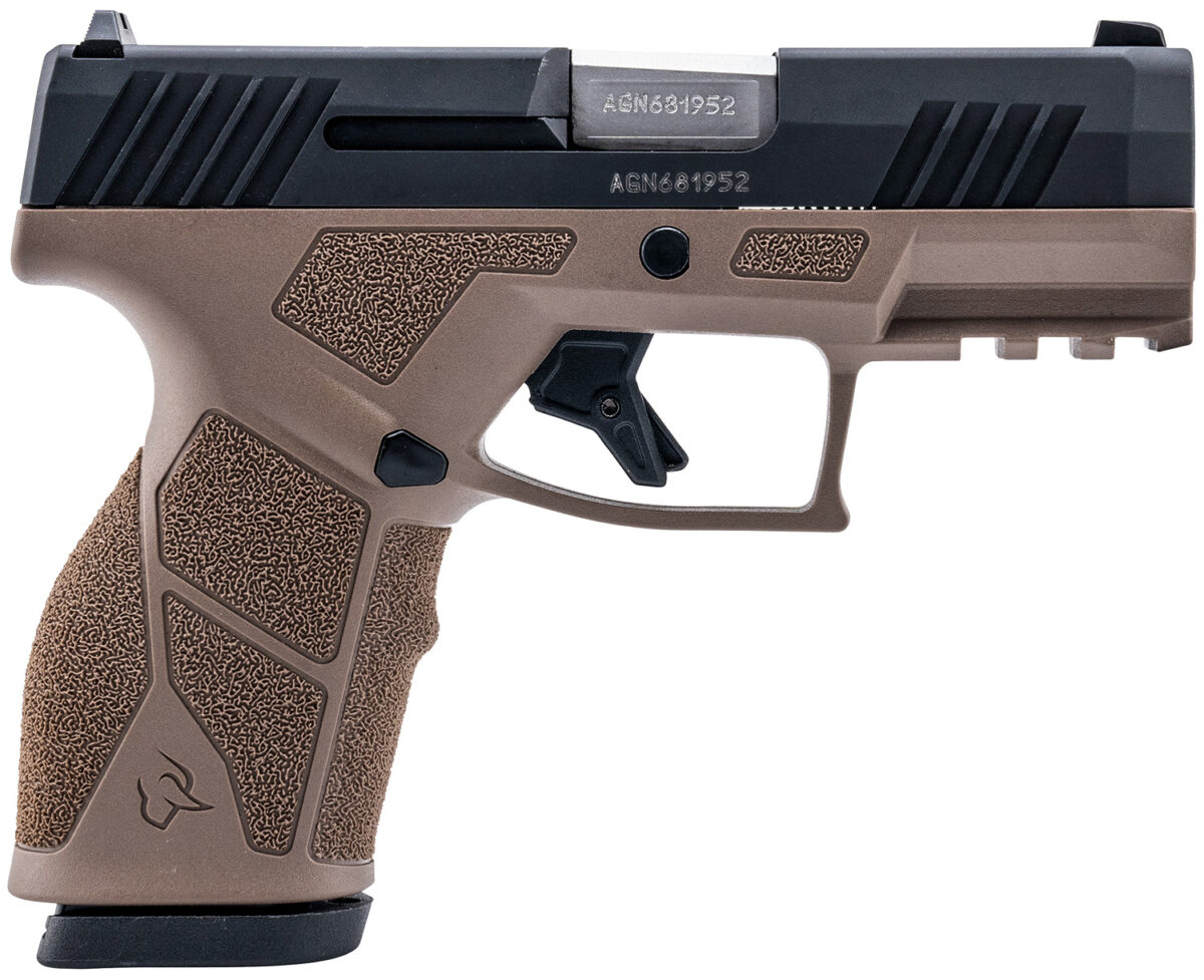 Taurus 1-GX2931B GX2 9mm 13+1 3.37" Matte Stainless Steel Barrel, Matte Black Serrated Stainless Steel Slide, Brown Polymer Frame w/Picatinny Rail, Polymer Grip 1 170112