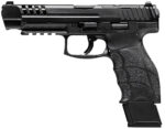 HK 81001156 VP9L 9mm Luger 20+1 5" Black Polygonal Rifled Barrel, Long/Lightening Cuts/Optic Cut Steel Slide, Polymer Frame w/Picatinny Rail, Black Interchangeable Backstrap Grip 2 172690