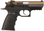 Magnum Research BE99153RSLBB Baby Eagle III 9mm 15+1 3.85" Burnt Bronze Carbon Steel Slide Black Textured 2 173275