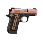 Kimber Mfg, Inc 3300174 Micro 9 9mm Luger 7+1 3.15" Stainless Ramped Steel Barrel, Rose Gold PVD Stainless Steel Serrated Slide, Matte Black Aluminum Frame, Black/Rose Gold G10 Grip 2 184145