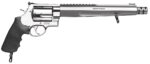 Smith & Wesson 170262 Performance Center Model 460 XVR 460 S&W Mag 5rd 10.50" with Rail Barrel Overall Stainless Stainless Steel with Black Polymer Grip Includes Muzzle Brake 2 19123