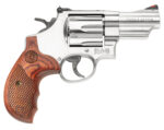 Smith & Wesson 150715 Model 629 Deluxe 44 Rem Mag or 44 S&W Spl Stainless Steel 3" Barrel & 6rd Cylinder, Satin Stainless Steel N-Frame, Textured Wood Grip 2 23982