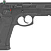 CZ-USA 01152 CZ 75 SP-01 Full Size Frame 9mm Luger 10+1 4.60" Black Steel Barrel, Black Steel Serrated Slide, Black Polycoat Steel Frame w/Beavertail & Picatinny Rail, Black Rubber Grip, Right Hand 2 38618