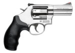 Smith & Wesson 164300 M686 Plus L-Frame 38 S&W Spl +P/357 Mag 7rd, 3" Satin Stainless Steel Barrel, Cylinder & Frame, Black Finger Groove Grip 2 43703