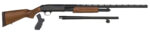 Mossberg 54169 500 Combo 12 Gauge 5+1 3" Blued 28" Vent Rib/18.5" Security Barrels, Blued Steel Receiver, Dual Extractors, Fixed Wood w/Black Pistol Grip Stock, Includes Cylinder Bore Accu-Set Choke 2 46907
