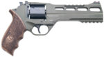 Chiappa Firearms 340282 Rhino 60DS Large Frame 357 Mag 6 Shot, 6" Green Cerakote Steel Vent Rib Barrel, Blued Steel Cylinder, Green Cerakote Aluminum Frame, Walnut Grip, Concealed Hammer 2 51815