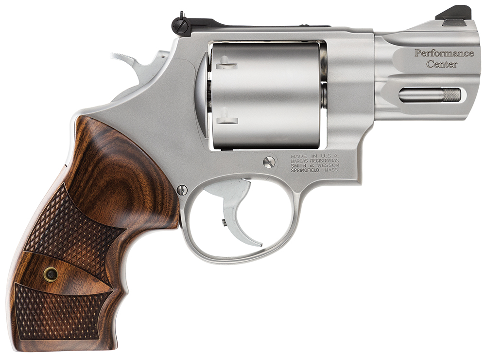 Smith & Wesson 170135 Performance Center Model 629 44 Rem Mag, 44 S&W Spl 6rd 2.63" Stainless Steel Barrel & Cylinder Matte Silver Stainless Steel Frame with Wood Grip 1 61693