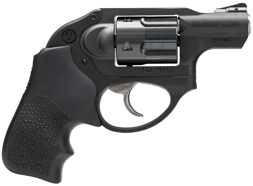Ruger 5450 LCR Small Frame 357 Mag 5rd 1.87" Matte Black Steel Barrel, Black PVD Cylinder, Matte Black Stainless Steel Frame, Hogue Tamer Monogrip Grip, Concealed Hammer 1 69296