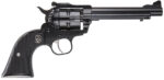 Ruger 0621 Single-Six Convertible 22 LR/22 WMR 6rd 5.50" Blued Alloy Steel Barrel, Cylinder & Frame, Checkered Rubber Grip, Transfer Bar Safety, Exposed Hammer 2 70102