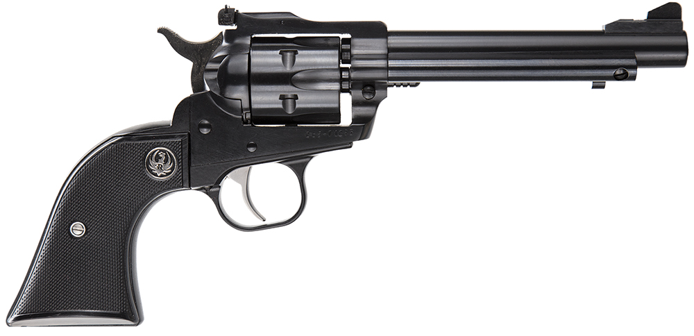 Ruger 0621 Single-Six Convertible 22 LR/22 WMR 6rd 5.50" Blued Alloy Steel Barrel, Cylinder & Frame, Checkered Rubber Grip, Transfer Bar Safety, Exposed Hammer 1 70102
