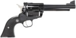 Ruger 0465 Blackhawk 45 Colt (Long Colt) 6rd 5.50" Blued Alloy Steel Barrel, Cylinder & Frame, Black Checkered Rubber Grip, Transfer Bar Safety, Exposed Hammer 2 70171
