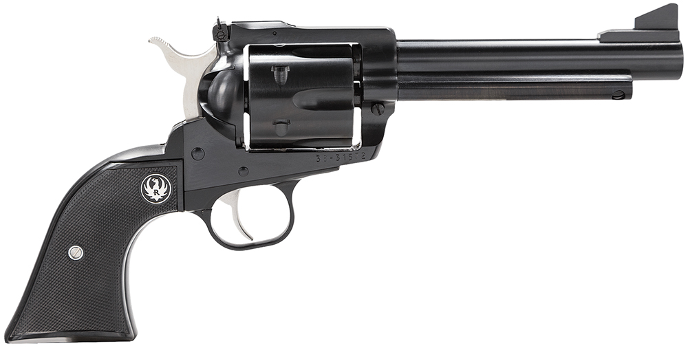 Ruger 0465 Blackhawk 45 Colt (Long Colt) 6rd 5.50" Blued Alloy Steel Barrel, Cylinder & Frame, Black Checkered Rubber Grip, Transfer Bar Safety, Exposed Hammer 1 70171