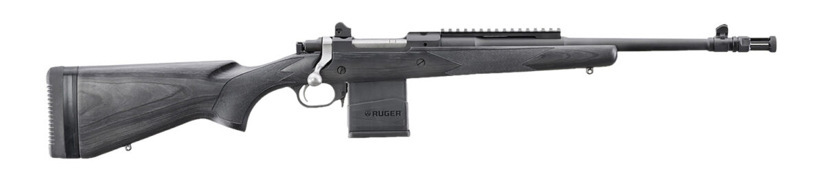 Ruger 6803 Scout 308 Win 10+1 16.10" Matte Black Threaded Barrel, Matte Black Steel Receiver w/Picatinny Rail, Black Laminate Fixed Stock, Right Hand 1 73924