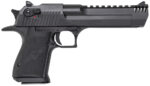 Magnum Research DE357IMB Desert Eagle Mark XIX 357 Mag 6" with Muzzle Brake 9+1 Matte Black Carbon Steel Frame & Slide Black Rubber Grip 2 95610