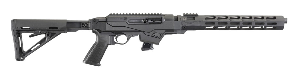 Ruger 19126 PC Carbine *State Compliant 9mm Luger 10+1 16.12" Fluted Barrel, Type III Hard Coat Anodized Aluminum Alloy Receiver, Fixed Magpul MOE Stock, M-Lok Accessory Slots, Optics Ready 1 118089