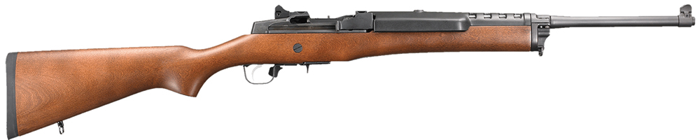 Ruger 5801 Mini-14 Ranch 223 Rem/5.56 NATO 5+1 18.50" Blued Steel Barrel, Blued Drilled & Tapped Alloy Steel Receiver, Hardwood Fixed Stock, Right Hand 1 14301