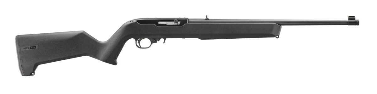 Ruger 31216 10/22 22 LR 10+1 18.50" Black Satin Threaded Barrel, Drilled & Tapped Receiver, M-LOK Forend, Black Magpul MOE X-22 Synthetic Stock 1 172550
