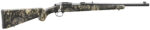Ruger 7427 77/44 44 Rem Mag 4+1 16.60" Blued Threaded Barrel, Blued Alloy Steel Receiver w/Integral Scope Mount, Kryptek Obskura Nox Camo Synthetic Stock 2 184797