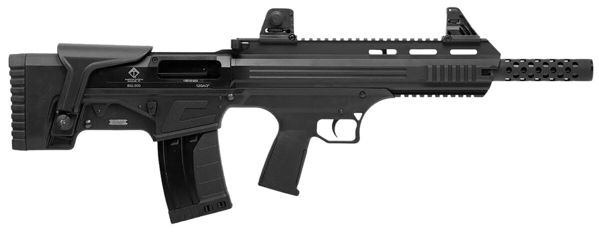ATI ATIG20BDB Bulldog 20 Gauge 3" 16" 5+1 Black Steel Barrel, Black Aluminum Receiver, Picatinny Rail, Black Fixed Bullpup Stoc & Grip 1 128770