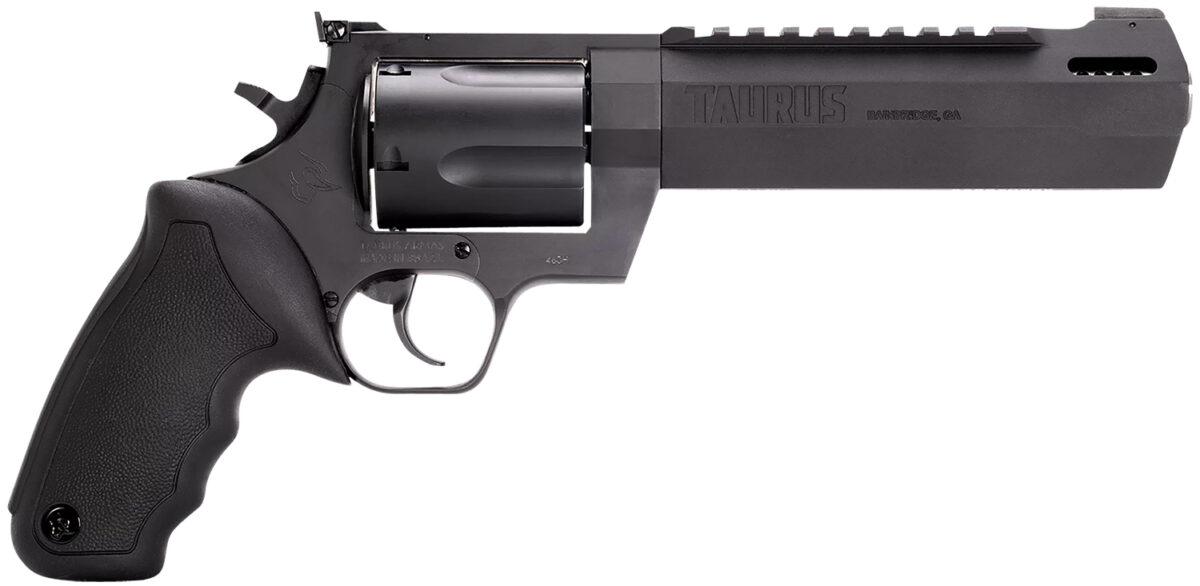 Taurus 2460061RH Raging Hunter 460 S&W Mag 5rd 6.75" Matte Black Barrel Matte Black Oxide Steel Cylinder & Frame Black Rubber with Integrated Cushion Insert Grip 1 131301