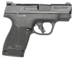Smith & Wesson 13536 M&P Shield Plus Micro-Compact Frame 9mm Luger 10+1/13+1, 3.10" Black Armornite Steel Barrel & Optic Cut/Serrated Stainless Steel Slide, Matte Black Polymer Frame, Thumb Safety 2 140390