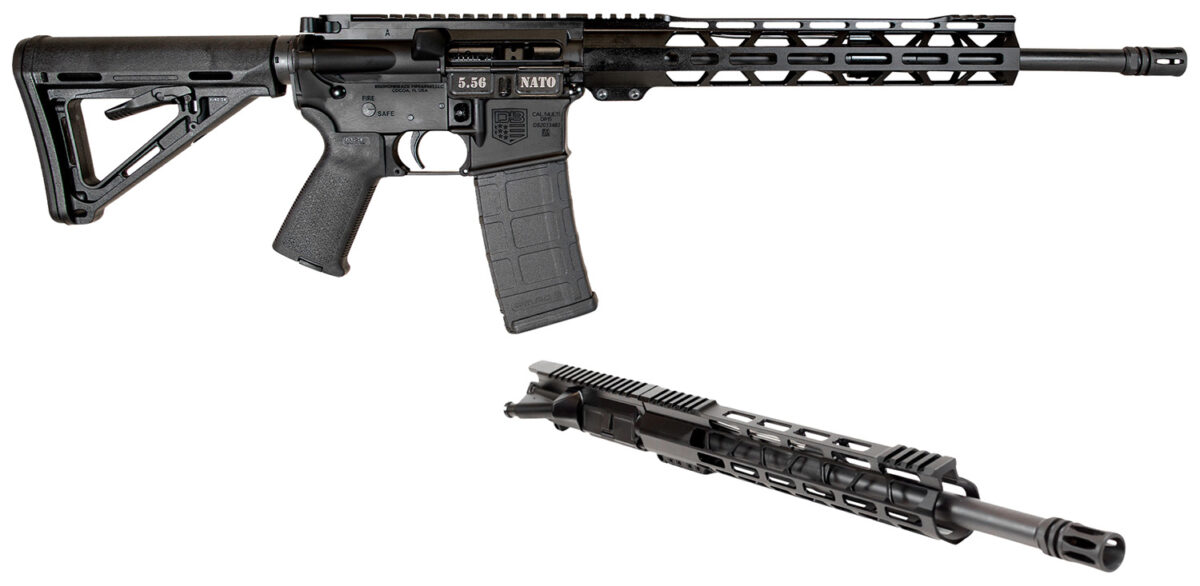 Diamondback DB1721K001 DB15 Combo 5.56x45mm NATO & 300 Blackout 16" 30+1, Black, Carbon Rec, 12" M-LOK Handguard, Magpul Carbine Stock & Grip, Includes 2 Uppers 1 148126