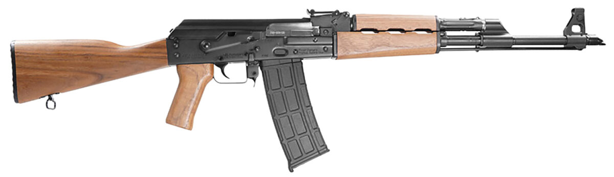 Zastava Arms Usa ZR90556WM ZPAP M90 5.56x45mm 30+1 18.25" Black Chrome Lined Barrel, Black Walnut Handguard, Walnut Fixed Stock & Grip 1 149530