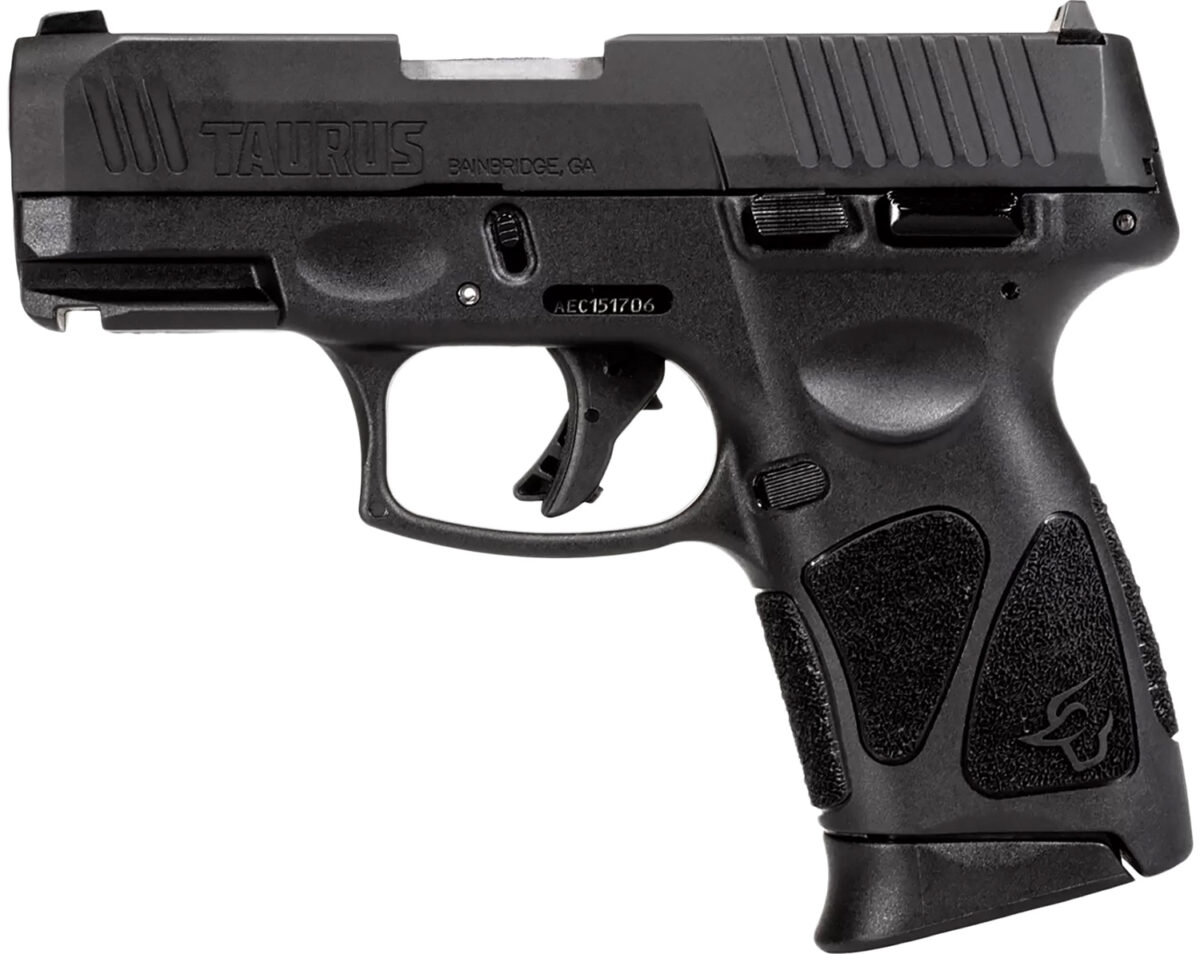 Taurus 1G3C4031 G3C Compact Frame 40 S&W 10+1 3.26" Matte Stainless Steel Barrel, Matte Black Tenifer Serrated Steel Slide, Black Polymer Frame w/Picatinny Rai,l Black Polymer Grip, Right Hand 1 150908