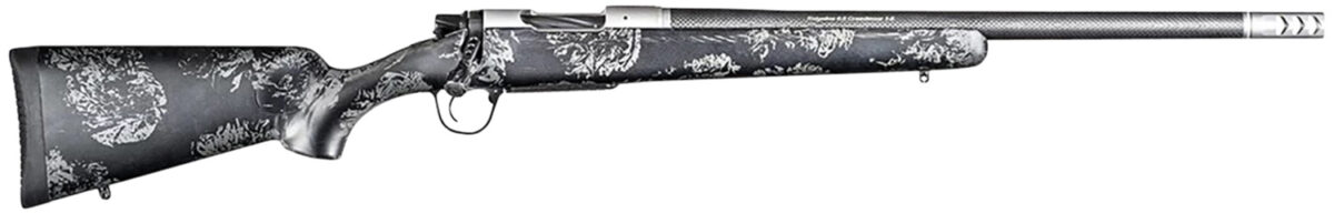 Christensen Arms 8010631800 Ridgeline FFT Full Size 7mm PRC 3+1 22" Carbon Fiber Steel Threaded Barrel, Stainless Aluminum Receiver, Black w/Gray Accents Fixed Sporter w/Flash Forged Technology Stock 1 151303
