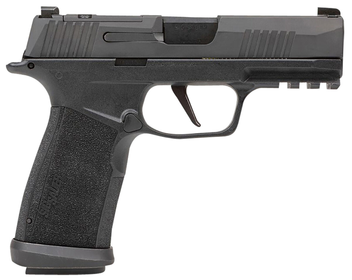 Sig Sauer 365XCA9TACOPS P365-XMACRO TACOPS Compact 9mm Luger 17+1 3.70" Black Barrel, Black Nitron Optic Ready/Serrated Slide, Black Polymer Frame w/Picatinny Rail, Black XMACRO Polymer Grips 1 154202 1