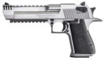 Magnum Research DE357SRMB Desert Eagle Mark XIX 357 Mag 9+1 6" Stainless Steel Barrel, Stainless Steel Serrated Slide, Stainless Steel Frame w/Beavertail & Picatinny Rail, Weaver Top Mount 2 163733