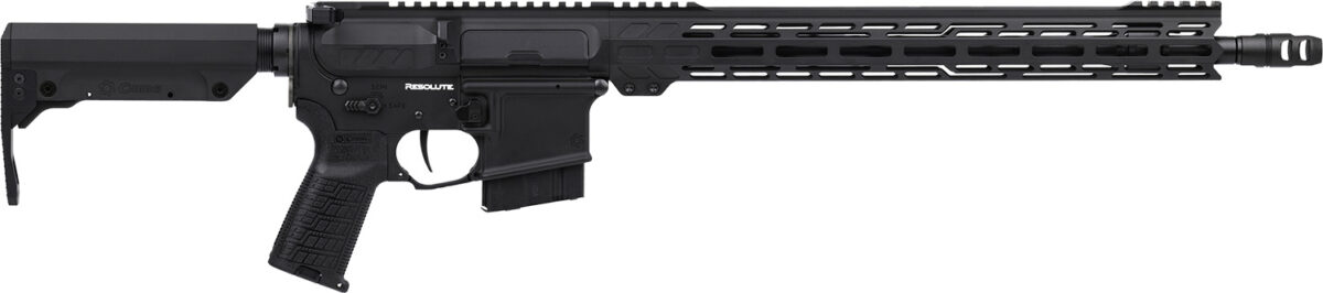 CMMG 28A670CAB Resolute MK4 22 ARC Black Nitride Threaded Barrel, Black Armor Cerakote Picatinny Rail Aluminum Receiver, M-LOK Handguard, Black Synthetic CMMG 6 Position RipStock, Black Polymer Grip 1 164431