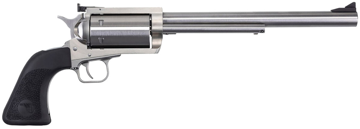 Magnum Research BFR30306 BFR Extra Large 30-30 Win 6 Shot 10" Brushed Stainless Steel Barrel & Cylinder, Stainless Steel Frame, Black Hogue Rubber Grip, Exposed Hammer 1 165478