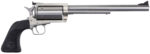 Magnum Research BFR30306 BFR Extra Large 30-30 Win 6 Shot 10" Brushed Stainless Steel Barrel & Cylinder, Stainless Steel Frame, Black Hogue Rubber Grip, Exposed Hammer 2 165478