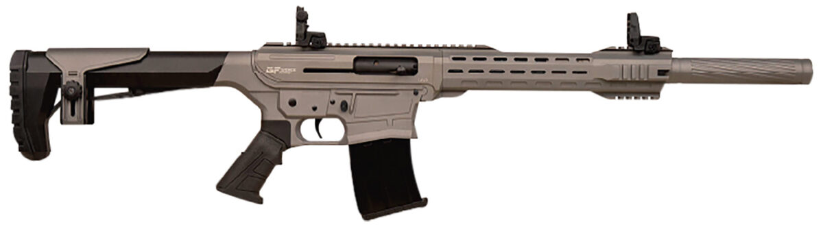 Gforce Arms GF251220TG GF25 12 Gauge Semi-Auto 3" 5+1 20" Tungsten Cerakote Threaded Barrel, Tungsten Cerakote Receiver, Black Synthetic Stock 1 168482