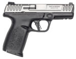 Smith & Wesson 13936 SD40 2.0 Compact Frame 40 S&W 14+1 4" Stainless Steel Barrel, Satin Serrated Stainless Steel Slide, Black Polymer Frame w/Picatinny Rail, Textured Grip 2 168570