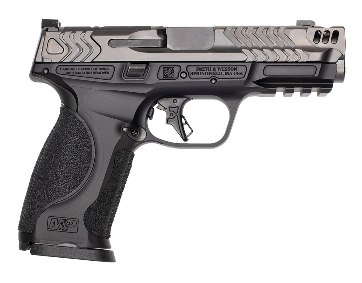 Smith & Wesson 13987 M&P M2.0 Metal Full Size Frame 9mm Luger 17+1 4.22" Black Armornite Stainless Steel Barrel Gray Armornite Optic Cut/Serrated Stainless Steel Slide Black Aluminum Black Polymer Gri 1 168572