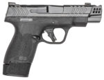Smith & Wesson 13990 M&P 9 Shield Plus 9mm Luger 10+1 15+1 13+1 4" Stainless Armornite Gray Ported/Serrated Stainless Steel Slide Black Textured Grip 2 168574