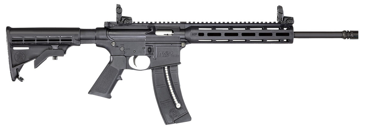 Smith & Wesson 14375 M&P15-22 Sport Bundle .22 LR 25+1 16.50" Black Threaded Barrel Polymer Receiver Black Handguard Grip 1 169444
