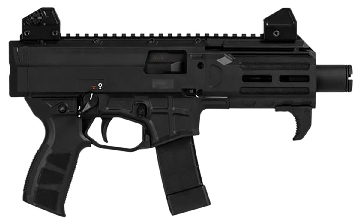 CZ-USA 91430 Scorpion 3+ Micro 9mm Luger 20+1 4.20" Black Polycoat Threaded Barrel, M-LOK Handguard, Picatinny Rail Receiver, Black Polymer Frame, Black Polymer Grip, Ambidextrous 1 169834