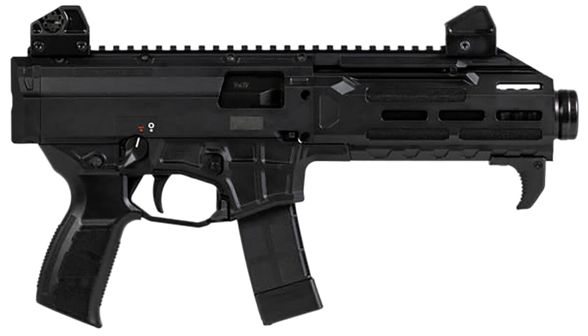 CZ-USA 91431 Scorpion 3+ 9mm Luger 20+1 7.80" Black Threaded Barrel, M-LOK Handguard, Picatinny Rail, Black Polymer Grip, Ambidextrous 1 169835