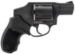 Taurus 2-650121 650 Small 357 Mag/38 Special +P 5 Shot 2" Matte Black Alloy Steel Barrel, Cylinder & Frame, Black Rubber Grip, Transfer Bar Safety, Concealed Hammer 2 170145